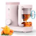 Baby Food Maker Bellababy Baby Food Processor, Puree Blender Steamer with Reversible Steam Basket, One Button Easy Operation & Large Opening for Easy Cleaning