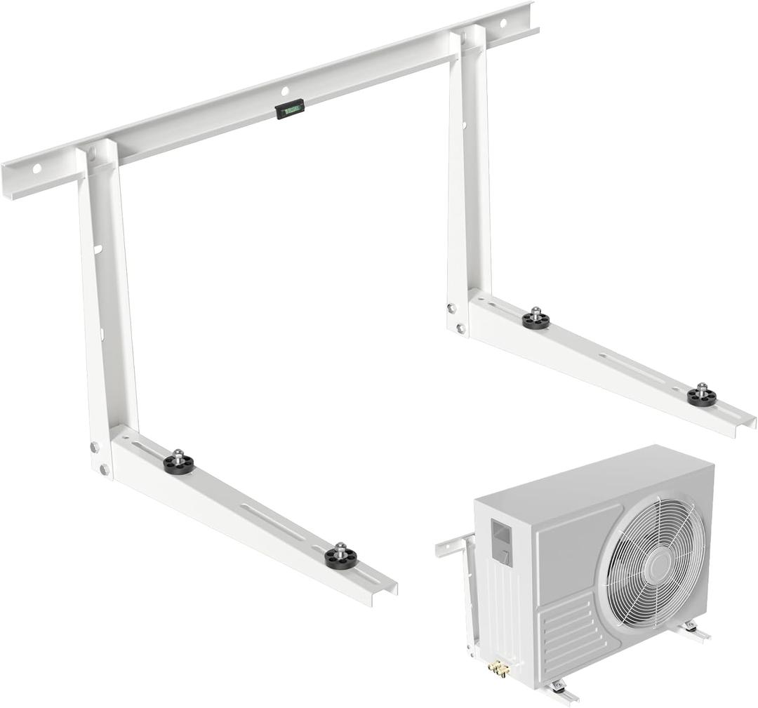 Mini Split Wall Mounting Bracket for 9000-36000BTU Ductless Air Conditioner Outdoor Universal Heat Pump System Support up to 330 lbs