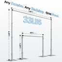 EMART Upgrade Pipe and Drape Backdrop Stand 8.9x10FT Adjustable Photo Stand