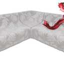 1OO% Waterproof Sectional Couch Covers for Dogs L Shaped Corner Sofa Cover Washable Chenille Sofa Slipcovers Blanket Modern Jacquard Pet Furniture Protector (91"x276", Light Gray Leaf)