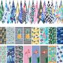 Redbaker 16 Packs 59 x 28 inches Oversized Mixed Style Beach Towel Bulk Extra Large Pool Towels Set Microfiber Quick Dry Swim Towel Blanket for Women Men Adult Bath Travel(Fresh Colors)