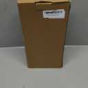 LUCYCAZ 4 Pack Wall Mounted Spice Rack with 16 Hooks, Spice Organizer Shelf for Stove Cabinet Pantry Door,Screw or Adhesive Spice Shelf Hanging Wall Spice Rack in Kitchen and RV (Black, 4 PACK)