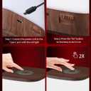 Red Light Night Light for Sleep, 670nm Wavelength Aid to Support Deep Relaxation: Naturally Aids Sleeps with 2 Colors, 3 Brightness & Touch Control for Adults, Kids Bedroom - USB Charging