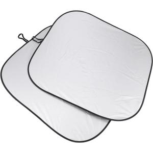 Car Windshield Sunshade Windshield Sun Shade 2 Piece Foldable Car Front Window Sunshade Auto Sun Blocker Visor Protector Blocks Max Uv Rays