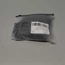 SOLY HUX Women's Tube Tops Summer Casual Ruched Strapless Sleeveless Crop Top Sexy Bandeau Tops (Black, S)