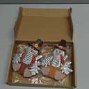 Zcaukya 2 Pack Thanksgiving Turkey Decorations, Wooden Turkey Figurines Table Decor for Office Bedroom Kitchen, Indoor Harvest Fall Decorations for Home