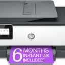HP OfficeJet 8015e Wireless Color All-in-One Printer, 6 month Instant Ink trial included