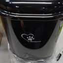 Dog Poop Trash Can Outsides, 18L/4.76 Gal Portable Waste Bin with Lid and Removable Inner Odor Control for Indoor Outdoor Dog Waste Station for Bathroom &Kitchen -45 Waste Bags (Black-01)