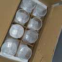 Le'raze Collins Everyday Drinking Glasses Set of 16 Drinkware Kitchen Glasses for Cocktail, Iced Coffee, Beer, Ice Tea, Wine, Whiskey, Water, 8 Tall Highball Glass Cups & 8 Short Old Fashioned.