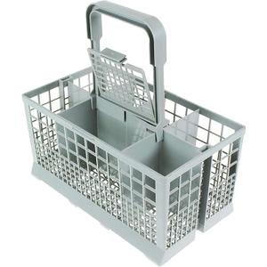 Dishwasher Cutlery Silverware Basket Holder Grey, 9 5/16 X 5 1/4 X 9 3/4 Inches