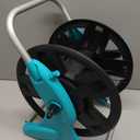 Garden Hose Reel Cart,Hose Holder Up to 50-100 Feet of 5/8" Hose,Wall Mounted Water Hose Reel,Portable Hose Reels for Outside Car Washing, Watering