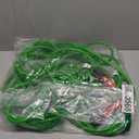 YAMATIC Super Flexible Pressure Washer Hose 50FT for Power Washer Replacement, Kink Resistant Extension With Leak-Free M22 Female & 3/8" Quick Connect Adapters, 1/4" 3200 PSI, Green