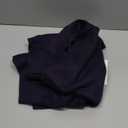 Runcati Mens Full Zip Sweater Vest Knitted Stand Collar Cardigan Golf Vest Casual Slim Fit Sleeveless Sweaters, Navy Blue, Size L