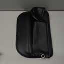 FASTAGEI Car Seat Gap Filler Organizer, Universal Premium Leather Seat Organizer with Cup Holder, Seat Gap Storage Box with Bottle Holder, Car Leather Gap Bag Front Center Console Seat (Driver Side)