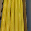 Therwen 6 Pack Heavy Duty Crowd Control Stanchions 9.8 ft Stainless Steel Stanchion Set with 6 Safety Barrier Post Retractable Belt and 1 Sign Holder Crowd Control Barrier (Yellow,Caution Belt)