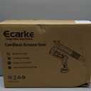 Ecarke Cordless Grease Gun Compatible with Milwaukee 18V Battery, 12000PSI Max Electric Grease Gun, Dual Pistol & in-Line Grip, Works with Bulk & Cartridge Grease, 39" Hose & 4 Couplers (Tool Only)