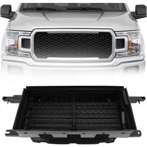 Front Lower Active Grille Radiator Shutter Assembly with Actuator Motor Compatible with Ford F-150 2015-2017 All Engine # 601-337, FL3Z8475D