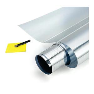 One Way Uncut Roll Window Tint Film Mirror Privacy UV Reflective Car Home Office Glass Scratch Resistant Film,for Privacy and Heat Reduction (Silver, 20" Inches x 20'Feet) One Way Uncut Roll Window Tint Film Mirror Privacy UV Reflective Car Home Office Glass Scratch Resistant Film,for Privacy and Heat Reduction (Silver, 20" Inches x 20'Feet)