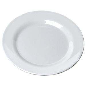 Chef Craft Classic Melamine Appetizer Plates, 8 inches in Diameter, White