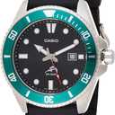 Casio MDV106 Series | Unisex Analog Watch | 200M WR | Stainless Steel Case | Resin Band | 2 Hand Analog (HR, Min, SEC) | Date Display | Screw Down Crown/Screw Down Caseback | 3 Year Battery