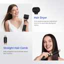 5 in 1 Blow Dryer Brush Set with Air Curler Wrap Hair Styler, Negative Ionic Hair Dryer Brush, Detachable Hair Tool for Curling, Volumizer,Straightener,Drying