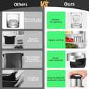 Clear Ice Cube Maker, 2" Stainless Steel Clear Ice Maker for Old Fashioned Whiskey lover, Bourbon, Whiskey, Cocktail Gifts for Men on Birthday or Holiday, Easy-Release Ice Ball Maker Mold (2"-1 PCS, Fun Shapes-2''-1 PC)