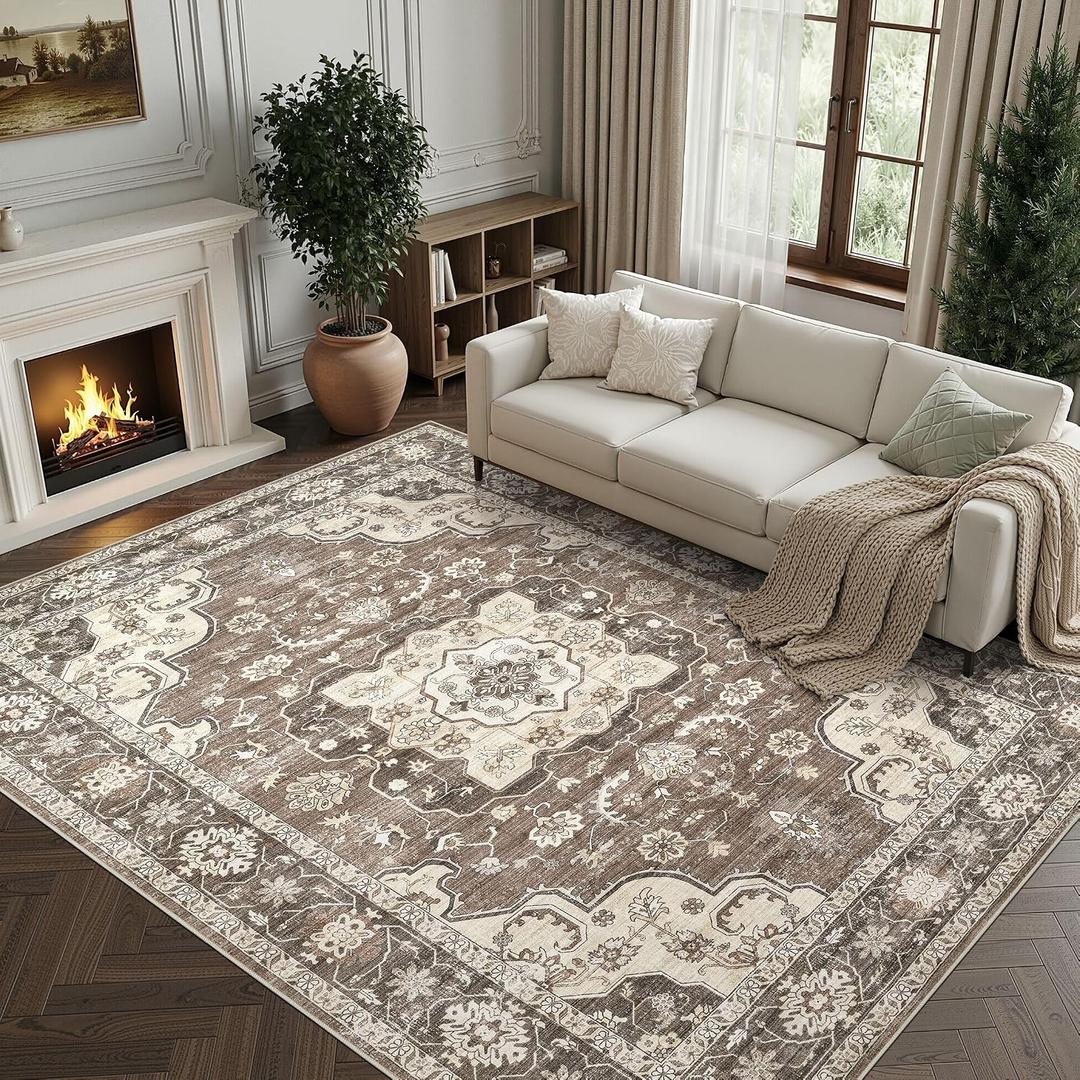 100% Polyester Rug, non slip backing, OEKO TEX brand, size 6x9ft