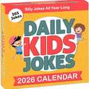2 x 2026 Daily Kids Joke Calendar | Fun Lunchbox Notes For Kids, Tear Off Pages with Daily Puns & Jokes for Children, Lined Backside for Personal Notes, Great Way To Add a Touch of Humor To Your Child's Routine