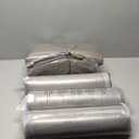 Chair Cushions for Dining Chairs Set of 4, Non Slip Kitchen Chair Pads, 17" x 16" x 2", Indoor Dining Chair Cushions with Ties, D-Shaped Seat Cushions for Kitchen Chairs, Light Brown