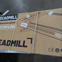 TRAILVIBER Walking Pad Treadmill with 12% 9-Level Auto Incline, 450 lbs Capacity RGB LED Screen, Bluetooth Speaker Under Desk Treadmill, Compact Treadmills for Home Hiking (Black)