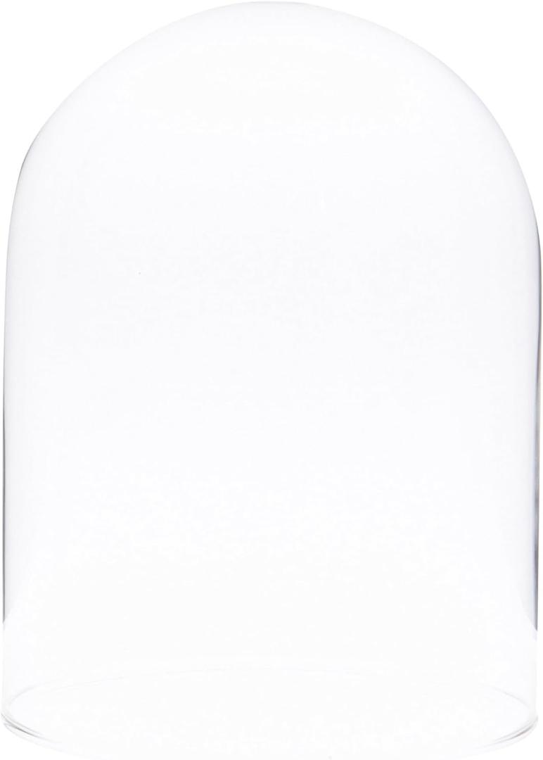 Plymor 4" x 5.25" Glass Display Dome Cloche (no Base)