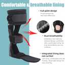 Medical AFO Foot Drop Brace Ankle Foot Orthosis Drop Foot Stabilizer Support for Walking with Shoe for Men and Women for Stroke, MS, Hemiplegia Foot Drop, ALS (XL-Right)