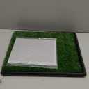 Dog Grass Pet Loo Indoor/ Outdoor Portable Potty, Dog Litter Box, Artificial Grass Patch Bathroom Mat and Washable Pee Pad for Puppy Training, Full System with Trays (Pet Training Tray, 20"x16")