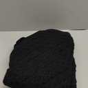 ZAFUL Women's Asymmetrical Turtleneck Poncho Sweaters Drop Shoulder Cable Knit Casual Pullover Sweater (Large, 1-black)