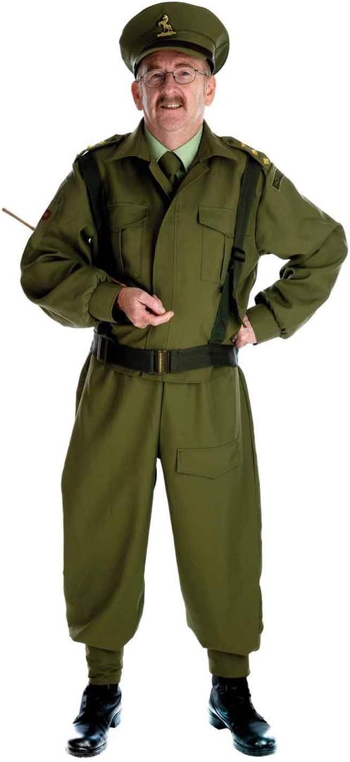fun shack World War 2 Costumes for Men Army Soldier Halloween Costumes for Men (Large)