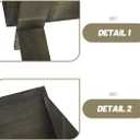 ULTECHNOVO Wooden Nativity Manger for Baby Jesus, 8.6-Inch Handcrafted Christmas Stable Decor for Indoor Tabletop, Rustic Religious Nativity Scene Ornament for Church & Home, Small Wood Crib for Holy