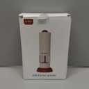 Electric Salt and Pepper Grinder Set, Today Deals Prime, Valentine's Day Gift, USB Rechargeable Adjustable Coarseness Automatic Salt Pepper Mill Shakers/Grinder Kitchen Spice Mill (Beige-1pc & Red-1pc)