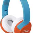 Altec Lansing Kid Safe Noise Cancelling Wireless Headphones 15H Battery, 85dB Volume Limit, Foldable Design Powerful Sound, Active Noise Cancellation Perfect for Kids Ages 7+