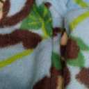 Forever Lazy Footed Adult Onesies, One-Piece Pajama Jumpsuits for Men and Women, Unisex. with Detachable Feet. (Monkey Print on Blue)