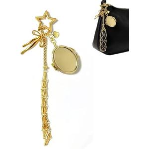 72ore Y2K Lip Gloss Holder Keychain Lipstick Lip Balm Chapstick Holder Key Chain Star Hear Bow Purse Bag Charms for Women