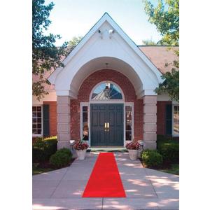 Movie Night Red Aisle Runner 24 in  15 ft Red Carpet Event Runner Wedding Rug for Indoor Outdoor Wedding Party Decorations