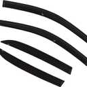 Window Visors Rain Guards Deflectors - 4-Pack Side Window Deflector Vent Shade for Car Windows Tape-On Outside Mount Acrylic Sun Rain Guard Replacement for Accord 4-Door Sedan 2003-2007