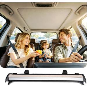 Panoramic Sunroof Shade Replacement for VW Tiguan, Audi Q5, Golf & Skoda Yeti, Roller Curtain Assembly, Replaces OEM 80F877307BV2, Beige