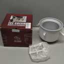 Ice Cream Maker Attachment for KitchenAid Stand Mixer, Kithcen aid Ice Cream Maker Attachment - Compatible with 4.5 QT and Larger Stand Mixers, 2-Quart Frozen Ice Cream Bowl for Homemade Frozen Treats