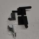 Double Sided Gate Latch, Waterproof and Rust Resistant Swinging Door Latch with Heavy Duty High-Quality Aluminum, Thickened Handle and Solid Screw, Gate Latch for Wooden Fence and Most Gates