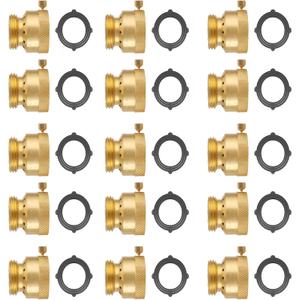 3/4 Inch FHT x 3/4 Inch MHT Brass Hose Bib Backflow Preventer,Vacuum Breakers Outside Faucet, Garden Hose Bib for Outdoor Faucet15 pack
