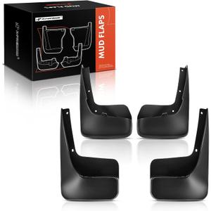 A-Premium Mud Flaps Compatible with Chrysler Town & Country 2011-2016 Mini Passenger Van, No Drilling Required Mud Guards with Hardware Accessories, Set of 4 Front and Rear