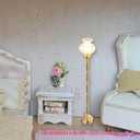 NUOBESTY Mini Dollhouse Lamp, 1:12 Scale Dollhouse Lights Led Miniature Doll House Light Battery Operated for DIY Doll House Furniture Accessories, Desktop Lighting