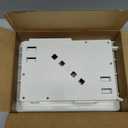 in-Wall TV Box with Flange for Home Theater Installation, 11.9" x 8.4" Cord Hider for Wall Mounted TV, with 2 Outlets, Cable Bracket, LV Cable & 1-1/2" ENT Entrance, Ideal for New or Retrofit Job