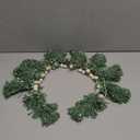 Boho Christmas Garland Vintage 20 inch Green